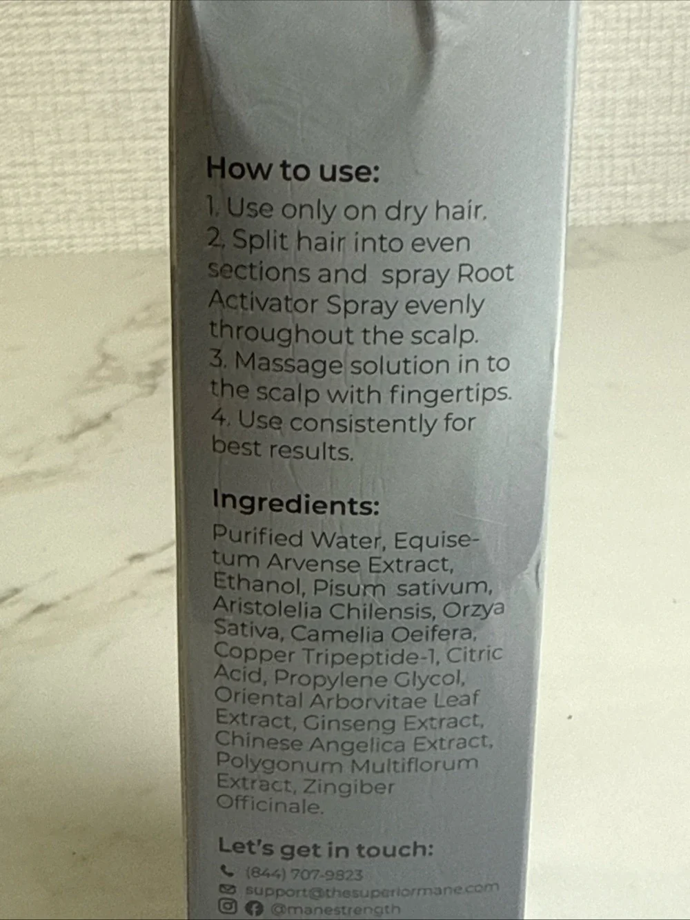 Mane sealed root